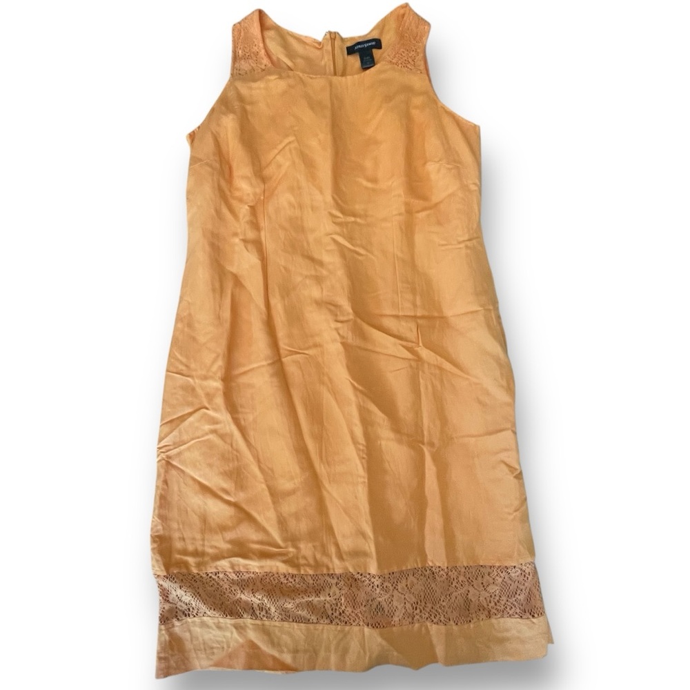 Ashley Stewart Sleeveless Linen Blend Dress Women’s Size 16